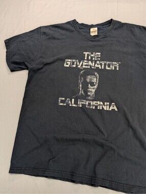 The Govenator Fruit of the Loom T Shirt XL Black Arnold